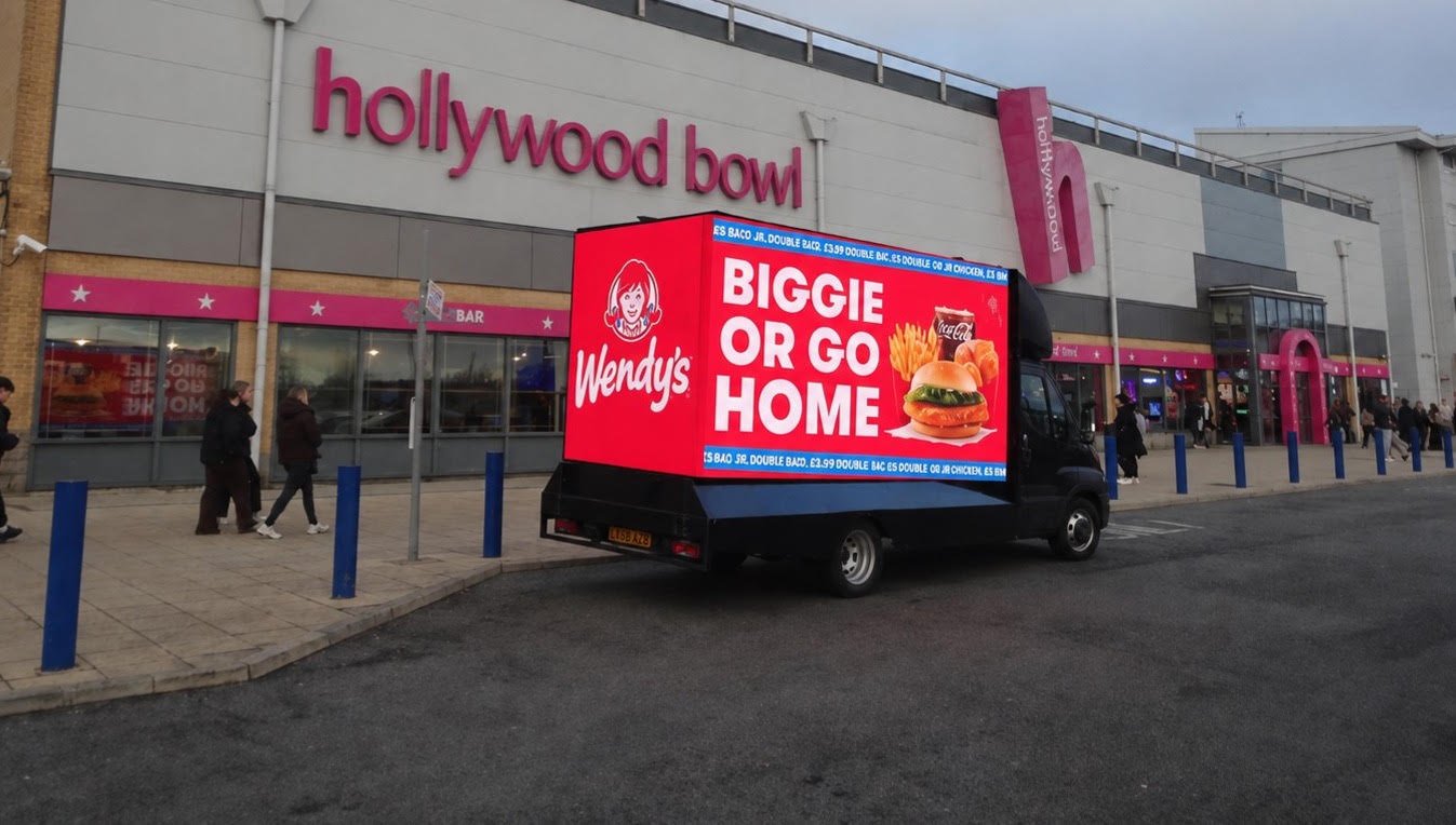 3D advertising van for experiential mobile campaigns